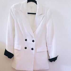 White blazer